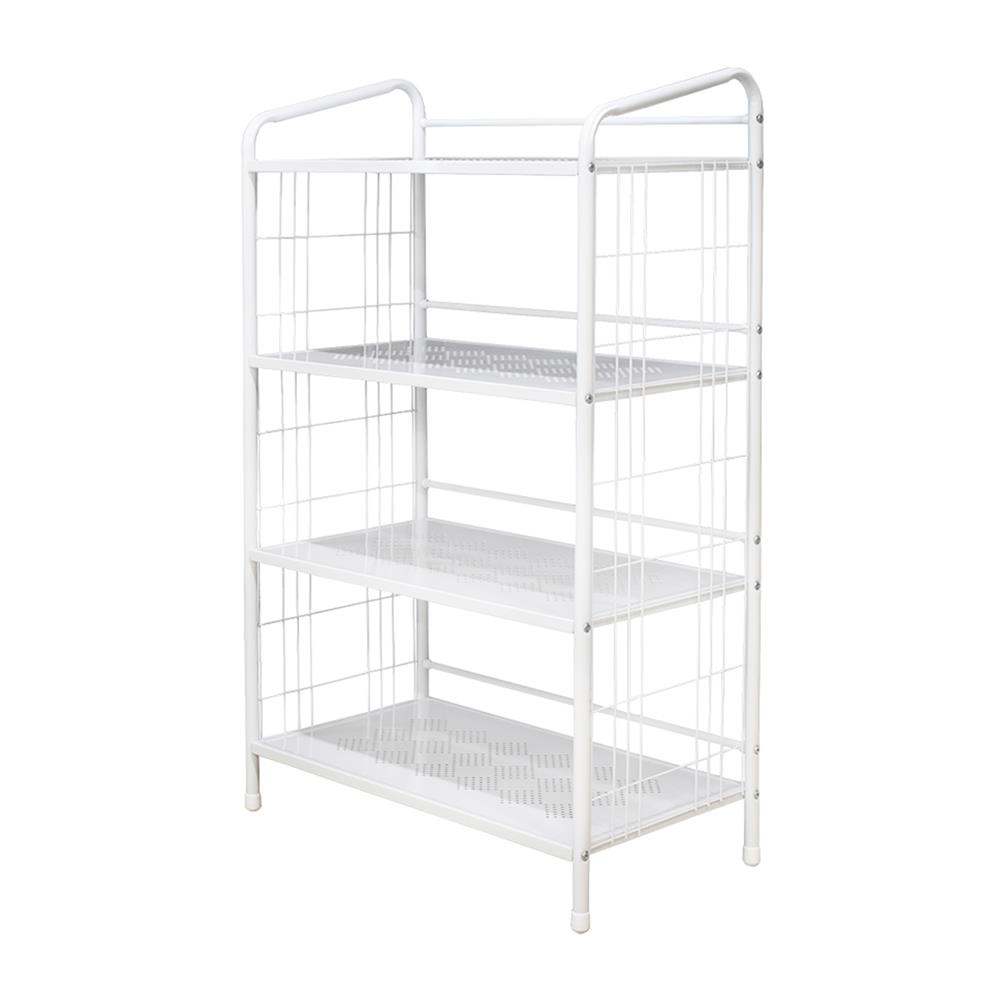 ชั้นวางของ 4 ชั้น ME LIVING RACK 75x41x124 ซม. สีขาว