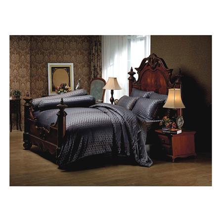 ชุดผ้าปูที่นอน 6 ฟุต 3 ชิ้น JESSICA SILKSHINE 20137-QS743