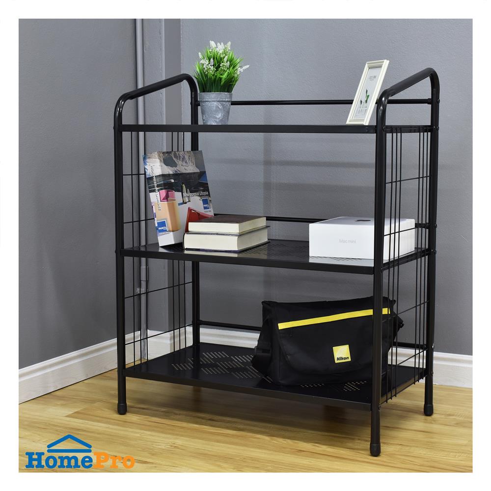 ชั้นวางของ 3 ชั้น ME LIVING RACK 75x41x92 ซม. สีดำ