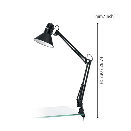 ไฟอ่านหนังสือ EGLO FIRMO 90873 สีดำ_2