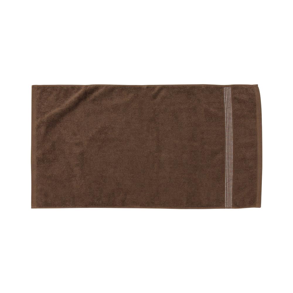 ผ้าขนหนู ME LIVING LUCIA 16X32 นิ้ว สี BROWN