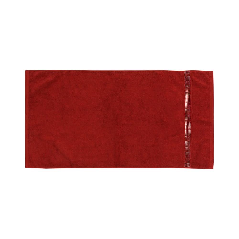 ผ้าขนหนู ME LIVING LUCIA 16X32 นิ้ว สี RED