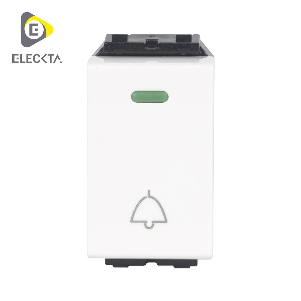สวิตช์กดกระดิ่ง ELECKTA BASIC สีขาว_1
