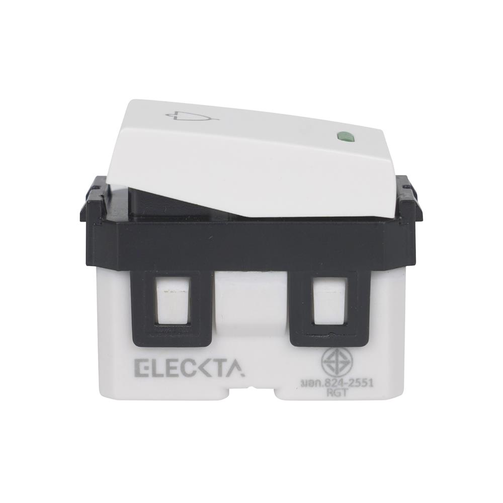 สวิตช์กดกระดิ่ง ELECKTA BASIC สีขาว
