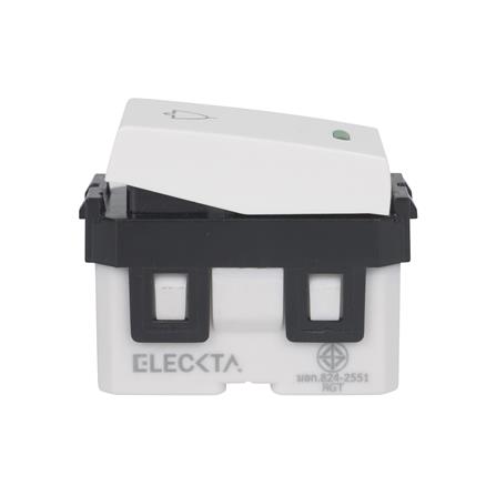 สวิตช์กดกระดิ่ง ELECKTA BASIC สีขาว_3