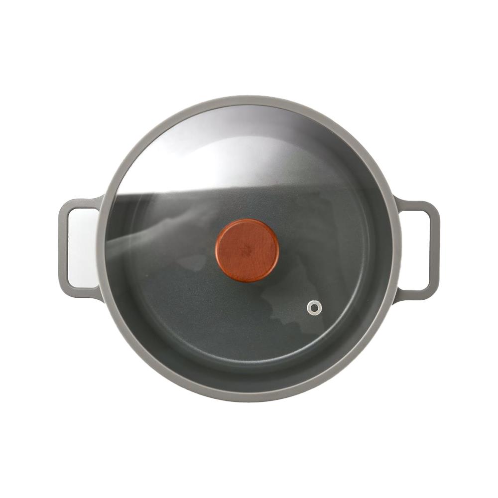 หม้อพร้อมฝา 22 ซม. NEOFLAM FIKA RESERVE FULL INDUCTION MIDNIGHT GREEN