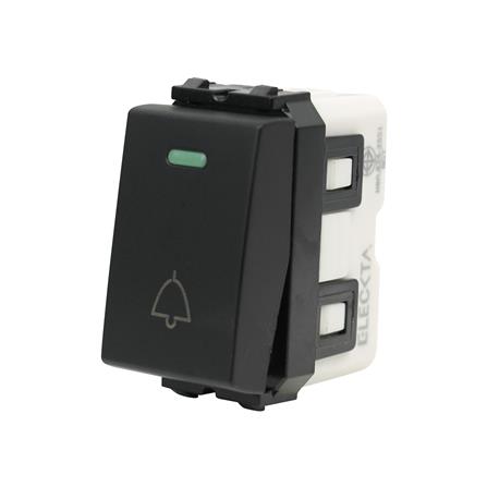 สวิตช์กดกระดิ่ง ELECKTA BASIC สีดำ_1