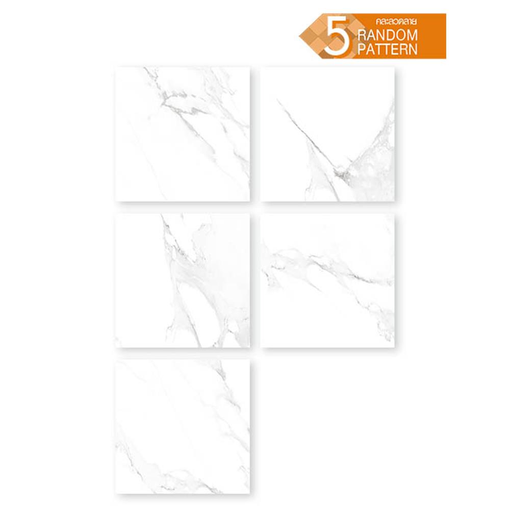 กระเบื้องพื้นพอร์ซเลน 80x80 ซม. TARA เซนิซ่า ขาว A 1.92M2