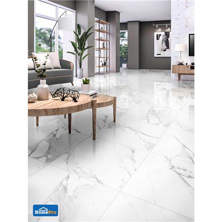 กระเบื้องพื้นพอร์ซเลน 80x80 ซม. TARA เซนิซ่า ขาว A 1.92M2_2