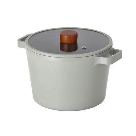 หม้อทรงสูงพร้อมฝา 22 ซม. NEOFLAM FIKA RESERVE FULL INDUCTION MIDNIGHT GREEN_1