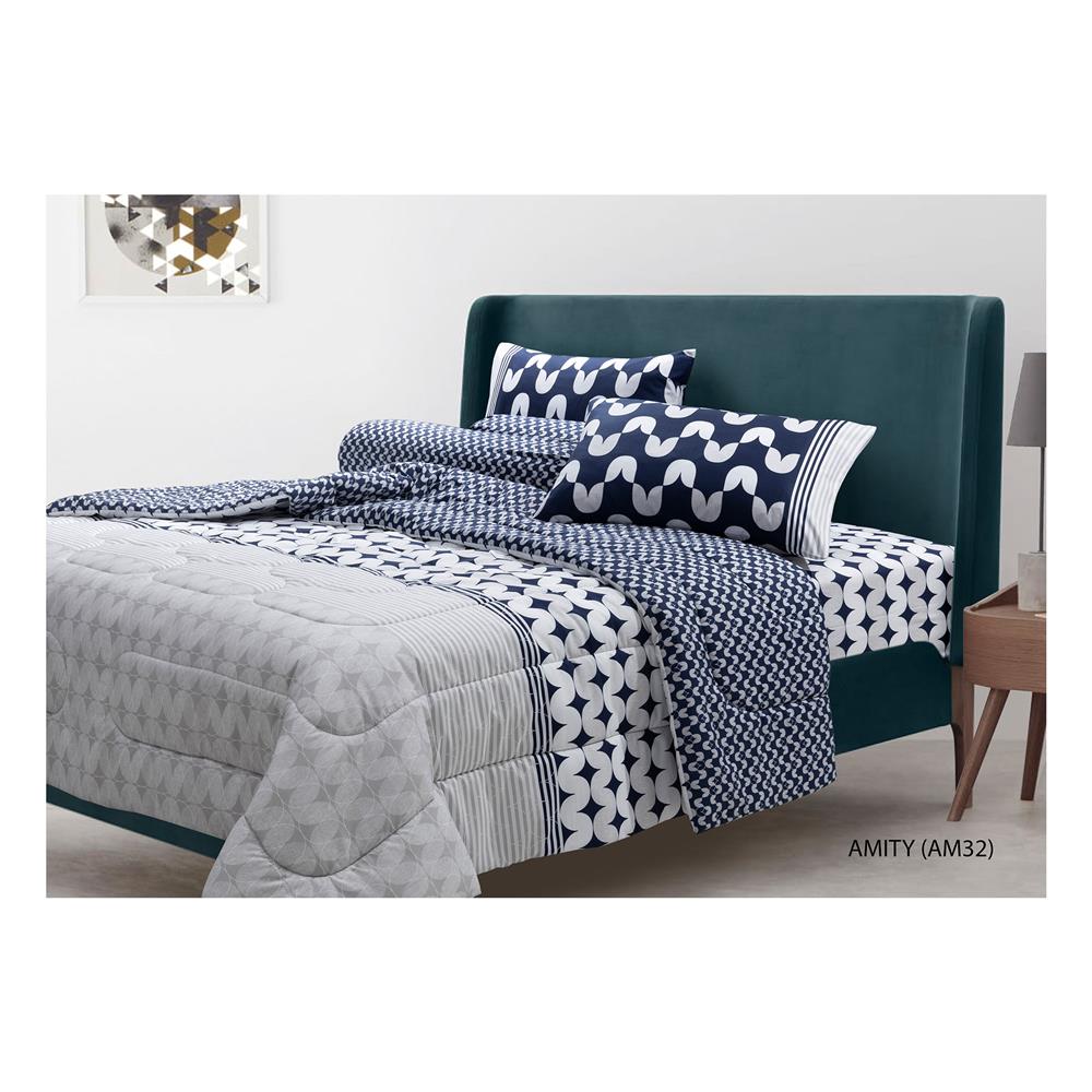 ชุดผ้าปูที่นอน 5 ฟุต 5 ชิ้น STEVENS SOFTEX AM32