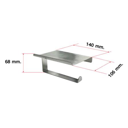 ที่ใส่กระดาษชำระ LUZERN AS-5011S สีเงิน_2