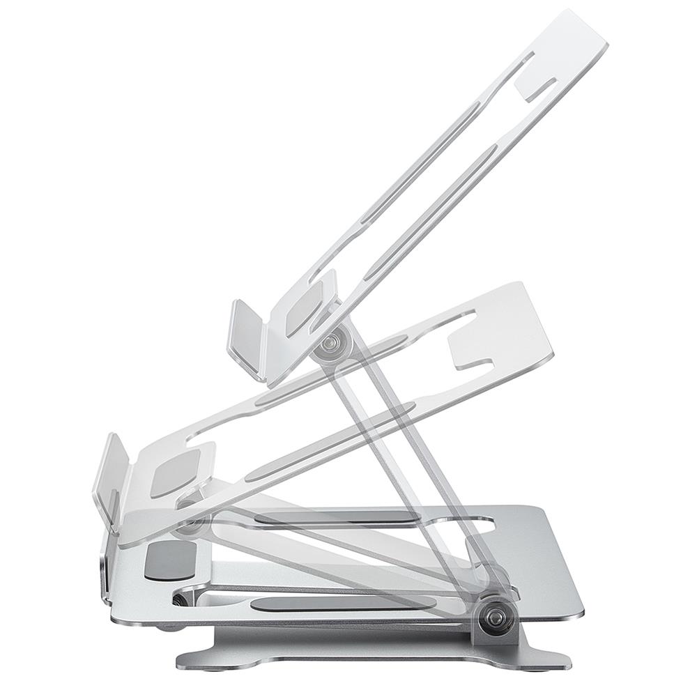 แท่นวางโน้ตบุ๊ก ERGOTREND ALUMINUM LAPTOP RISER 01 สีเงิน