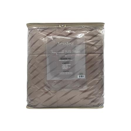 ชุดผ้าปูที่นอน 6 ฟุต 6 ชิ้น JESSICA SILKSHINE 22033-QS768_3