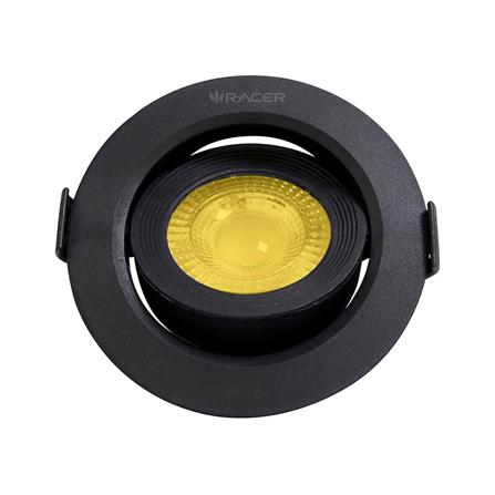 ดาวน์ไลท์ LED RACER ADJUST 3.5 นิ้ว 5 วัตต์ WARM WHITE สีดำ