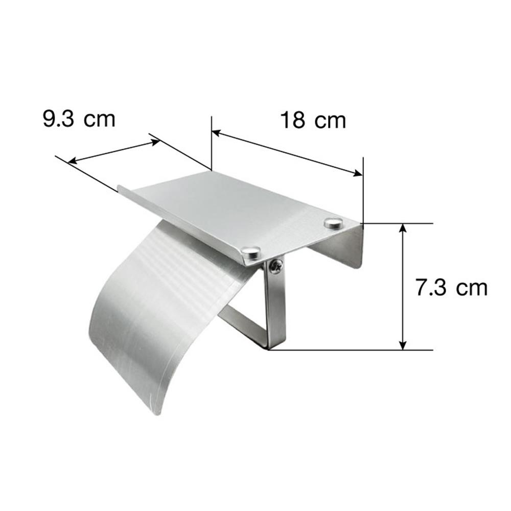 ที่ใส่กระดาษชำระ LUZERN AS-5010S สีเงิน