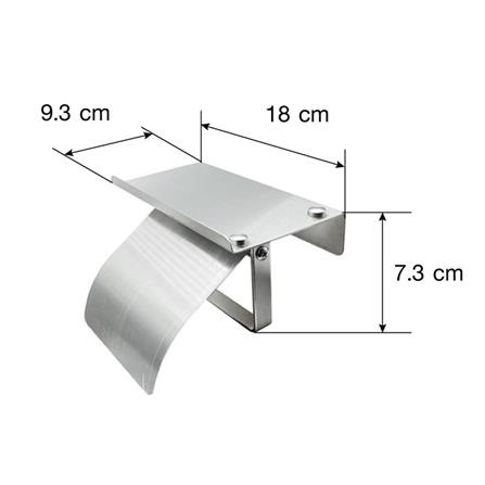 ที่ใส่กระดาษชำระ LUZERN AS-5010S สีเงิน_2