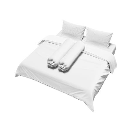 ชุดผ้าปูที่นอน 5 ฟุต 6 ชิ้น PERICO REGAL SOLID RS001_1