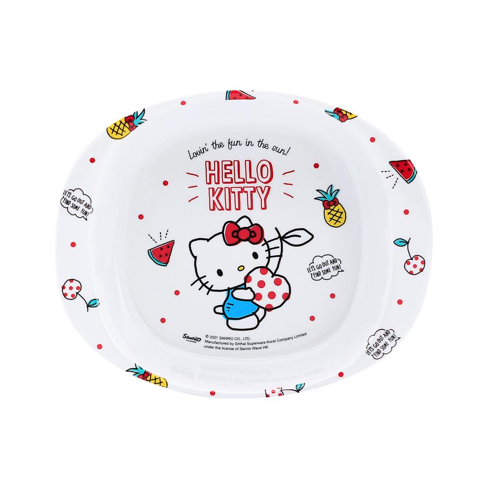 ชามเมลามีน 2 หู 6" SUPERWARE KITTY SUMMER FRUITS