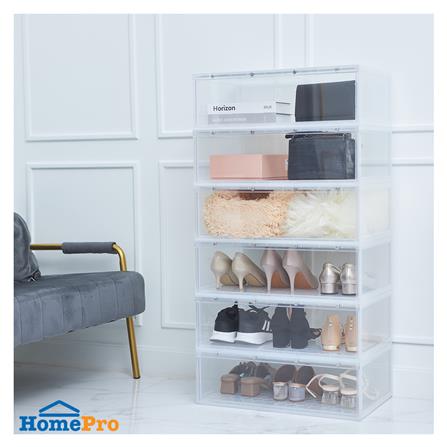 กล่องรองเท้า STACKO MAGNETIC LOCK 56X37X18.30 ซม. ใส_4