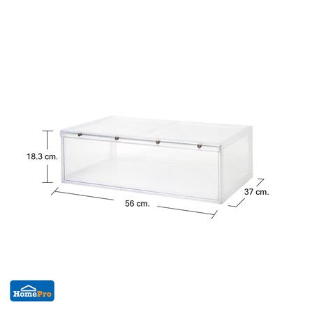 กล่องรองเท้า STACKO MAGNETIC LOCK 56X37X18.30 ซม. ใส_10