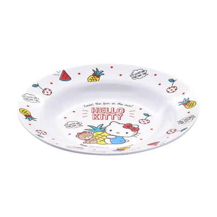 จานเมลามีนลึก 9 นิ้ว SUPERWARE KITTY SUMMER FRUITS_0