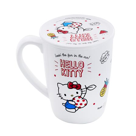 ถ้วยหูเมลามีน+ฝา 450 มล. KITTY SUMMER FRUITS_1