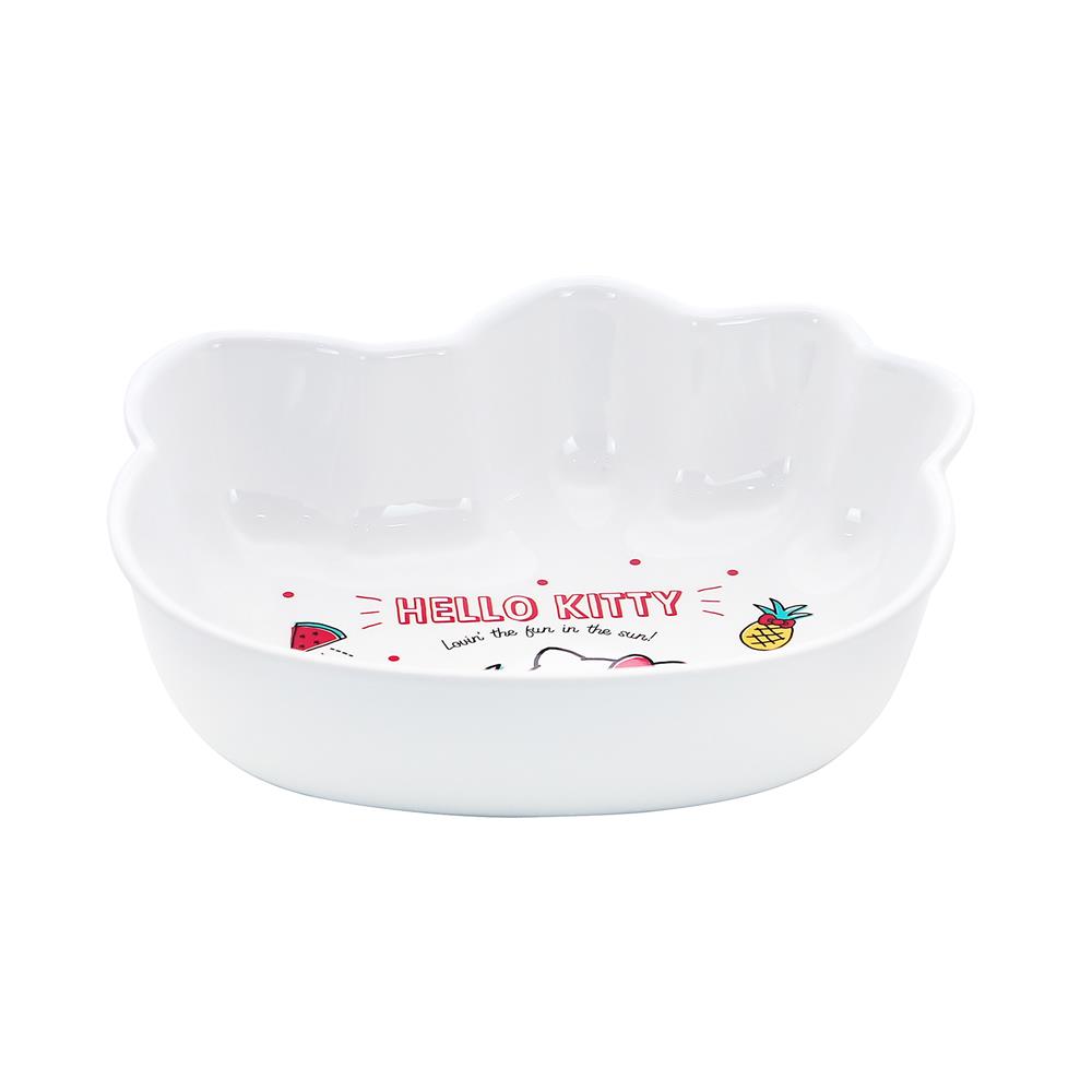 ชามเมลามีน 7" SUPERWARE KITTY SUMMER FRUITS FACE