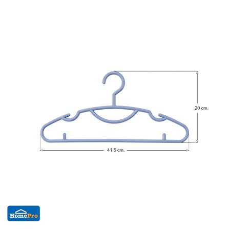 ไม้แขวนเสื้อคิงไซซ์ PLIM สีม่วงอ่อน แพ็ก 6 ชิ้น_5