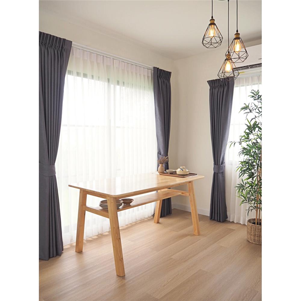 ชุดโต๊ะอาหาร 4 ที่นั่ง BAAN FURNITURE GASTON BENCH SET 120 ซม. สีไม้ธรรมชาติ