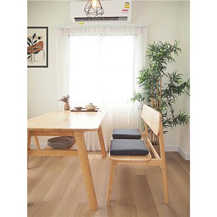 ชุดโต๊ะอาหาร 4 ที่นั่ง BAAN FURNITURE GASTON BENCH SET 120 ซม. สีไม้ธรรมชาติ_5