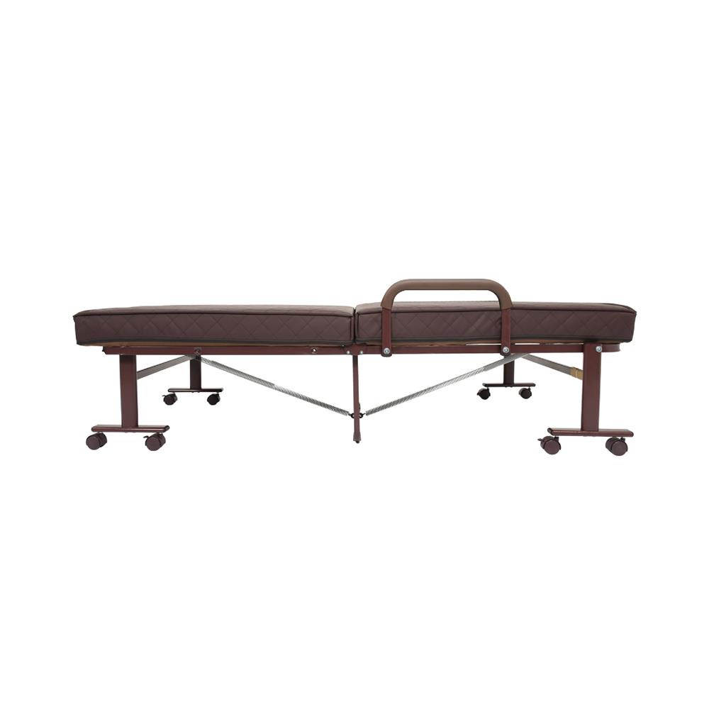 เตียงพับพร้อม TOPPER THAIBULL OLT150-100B สีน้ำตาล