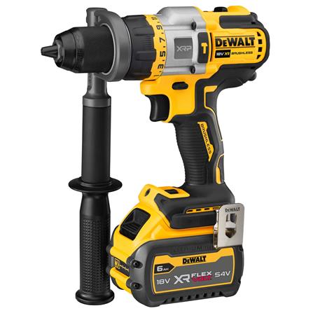 สว่านกระแทกไร้สาย (พร้อมแบตเตอรี่) DEWALT DCD999T1-B1 20 โวลต์_0