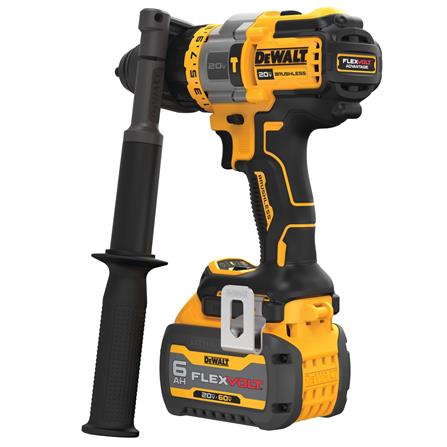 สว่านกระแทกไร้สาย (พร้อมแบตเตอรี่) DEWALT DCD999T1-B1 20 โวลต์_3