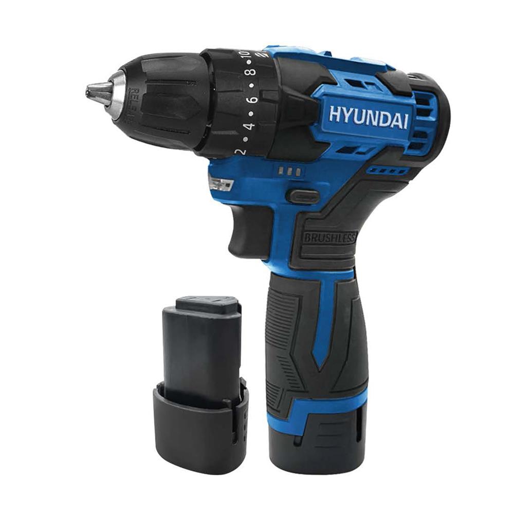 สว่านไฟฟ้าไร้สาย(พร้อมแบตเตอรี่) HYUNDAI 620H-BL 12 โวลต์