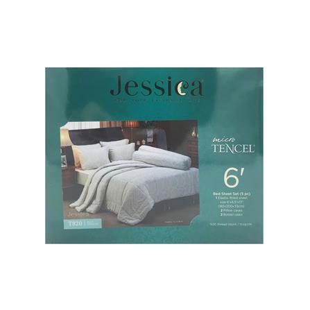 ชุดผ้าปูที่นอน 6 ฟุต 5 ชิ้น JESSICA TENCEL 20164-T820_3