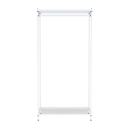 ตู้เสื้อผ้าราวแขวนชั้นวาง PLIM 1แถม1 สีขาว_4