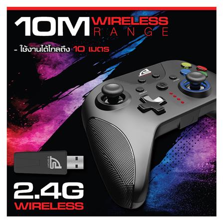จอยเกมส์ไร้สาย SIGNO EXCUBER WC-661 สีดำ_13