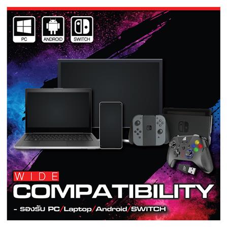 จอยเกมส์ไร้สาย SIGNO EXCUBER WC-661 สีดำ_15