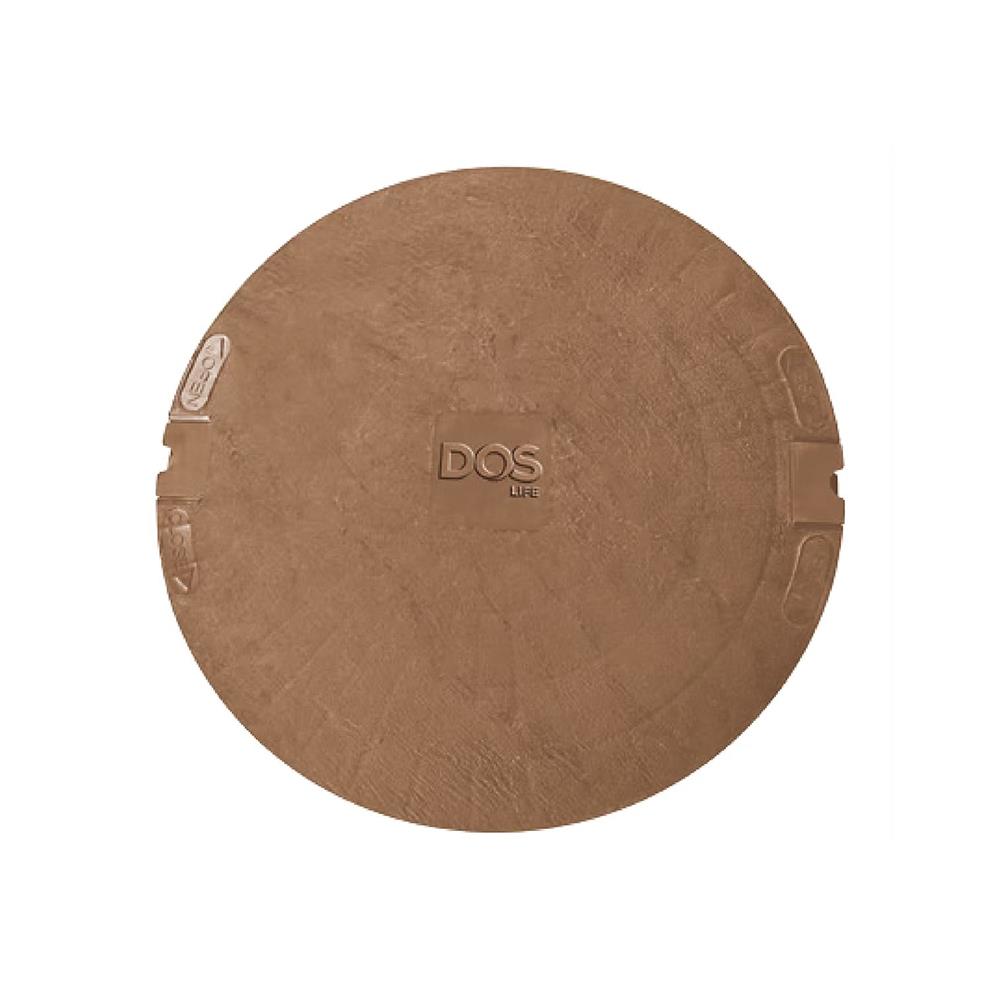 ฝาถังบำบัด DOS ลายหิน สีน้ำตาล