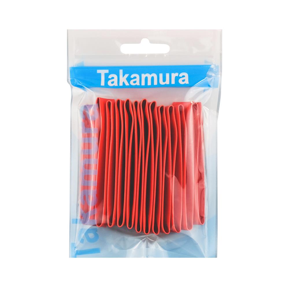 ท่อหด TAKAMURA ขนาด 10 มม. 2 เมตร สีแดง