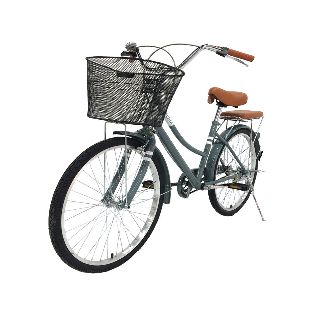 จักรยานแม่บ้าน 24 นิ้ว JOY BICYCLE DREAM สีเทา
