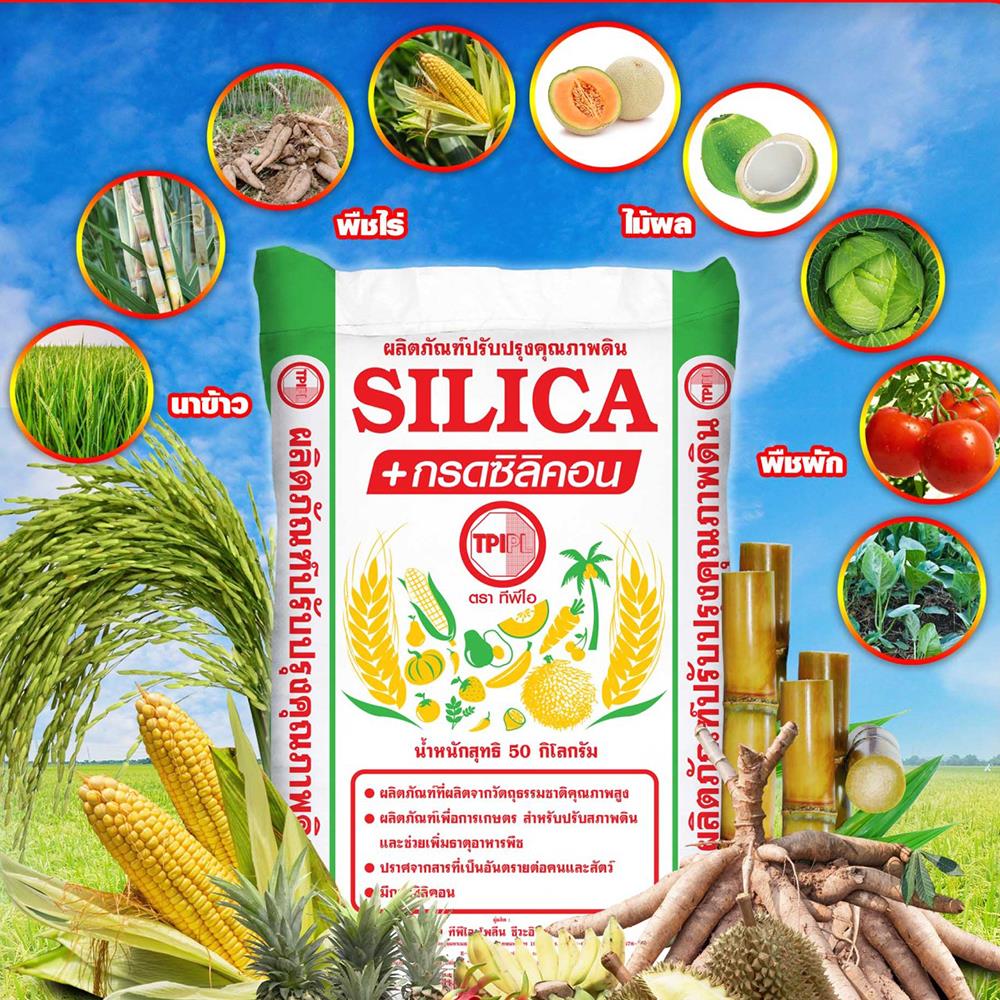 สารปรับสภาพดิน ชนิดเม็ด TPI SILICA+SILICON 1 กก.