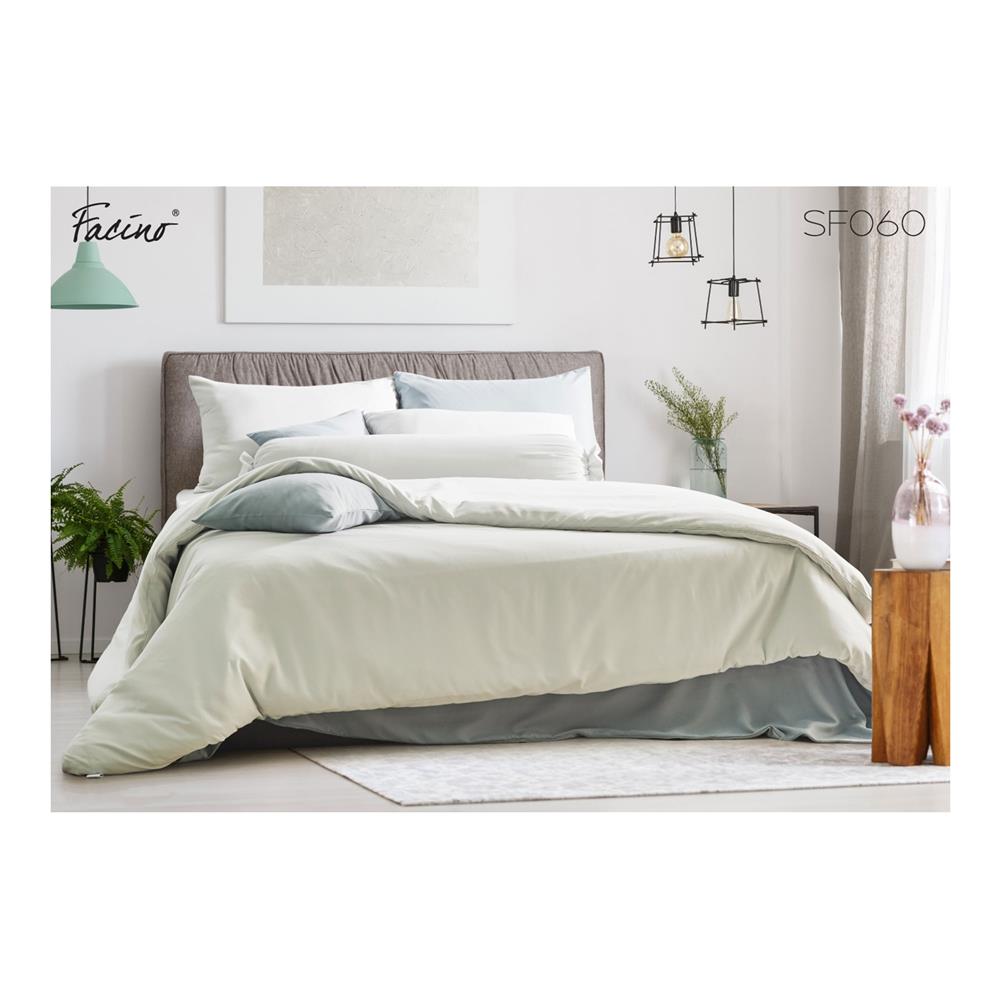 ชุดผ้าปูที่นอน 3.5 ฟุต 4 ชิ้น FACINO SOLID SF060