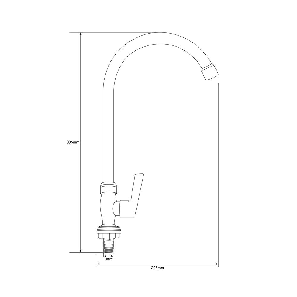 ก๊อกซิงค์ DONMARK GL-1314