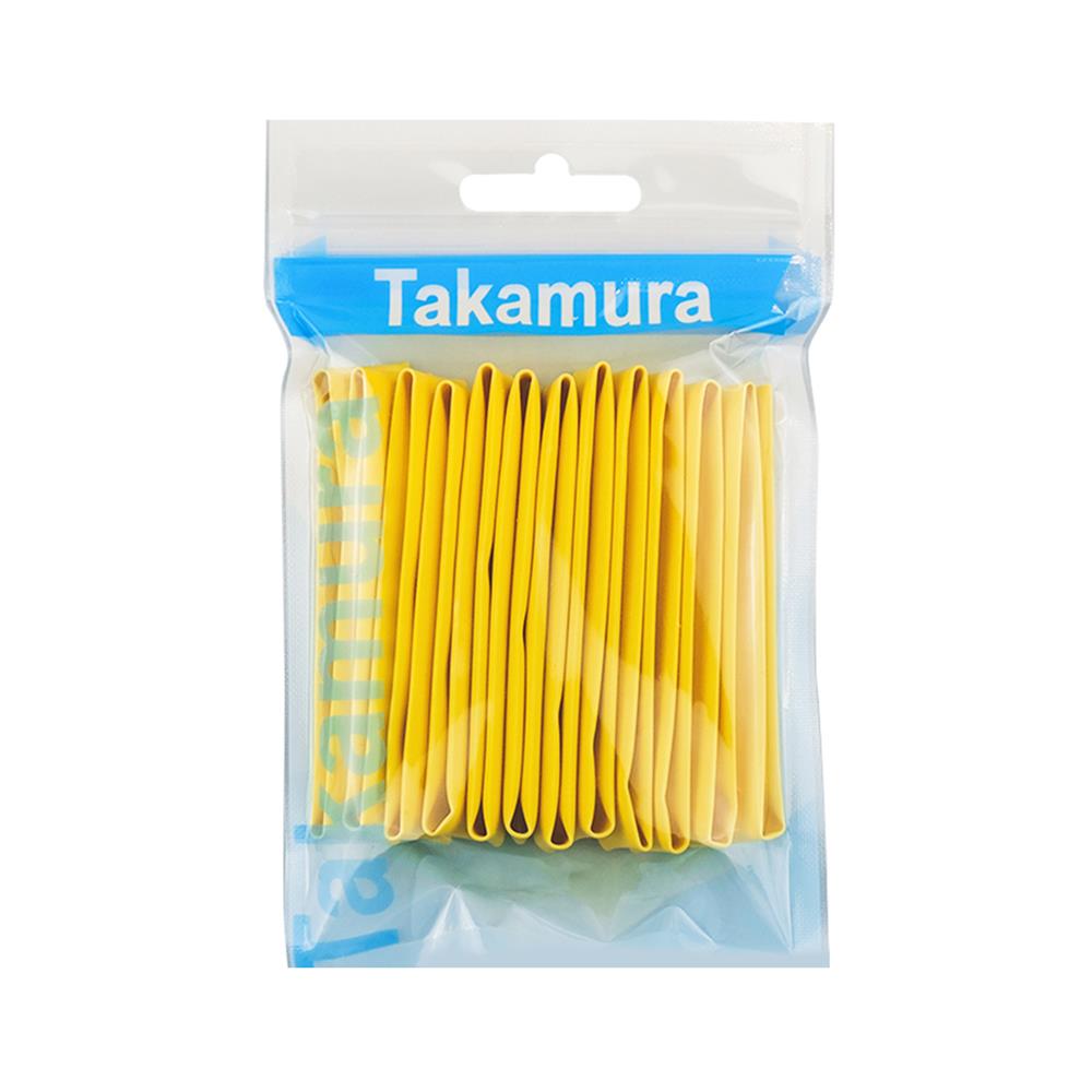 ท่อหด TAKAMURA ขนาด 10 มม. 2 เมตร สีเหลือง