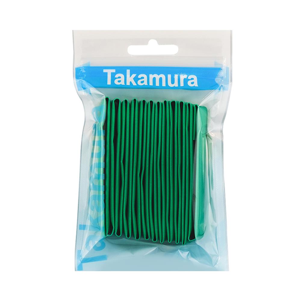 ท่อหด TAKAMURA ขนาด 10 มม. 2 เมตร สีเขียว