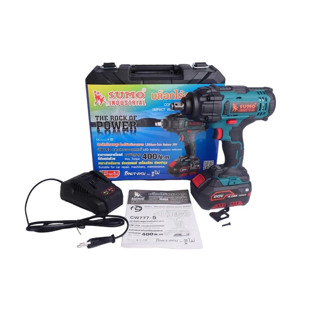 บล็อกไร้สาย SUMO CW777-5 1/2 นิ้ว 20 โวลต์