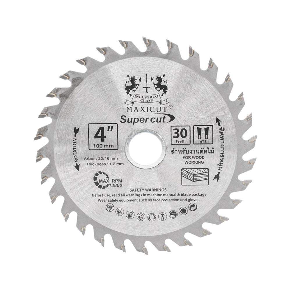 ใบเลื่อยวงเดือน MAXICUT SUPER CUT 4 นิ้ว 30 ซี่ฟัน