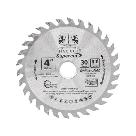 ใบเลื่อยวงเดือน MAXICUT SUPER CUT 4 นิ้ว 30 ซี่ฟัน_0